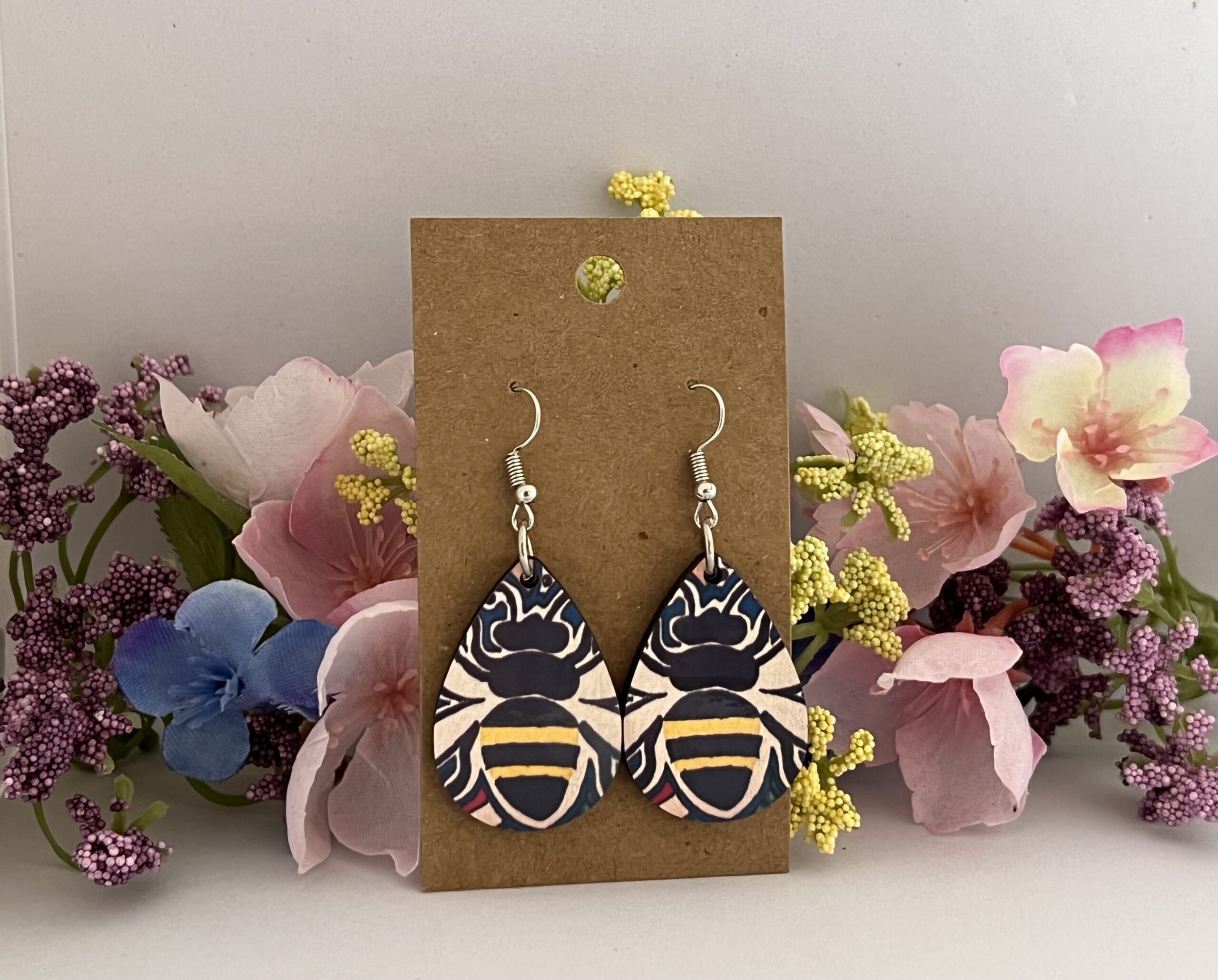 The Bees Teardrop Earrings