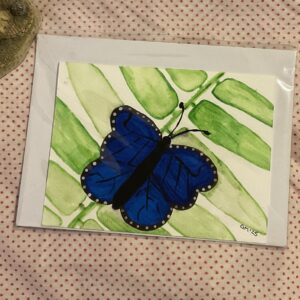 Blue Butterfly Card