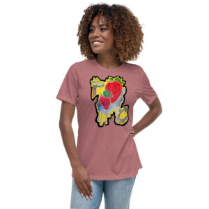 PC Strawberry Women's Relaxed T-Shirt