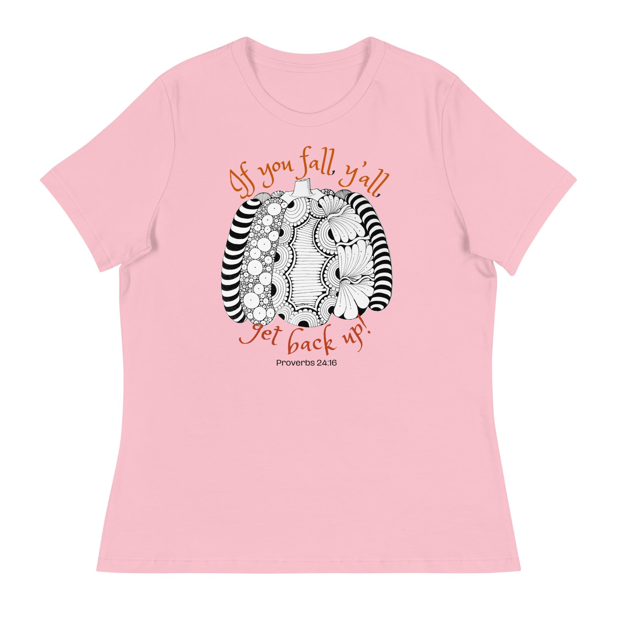 If you fall, y’all, get back up! Women's Relaxed T-Shirt - Image 5